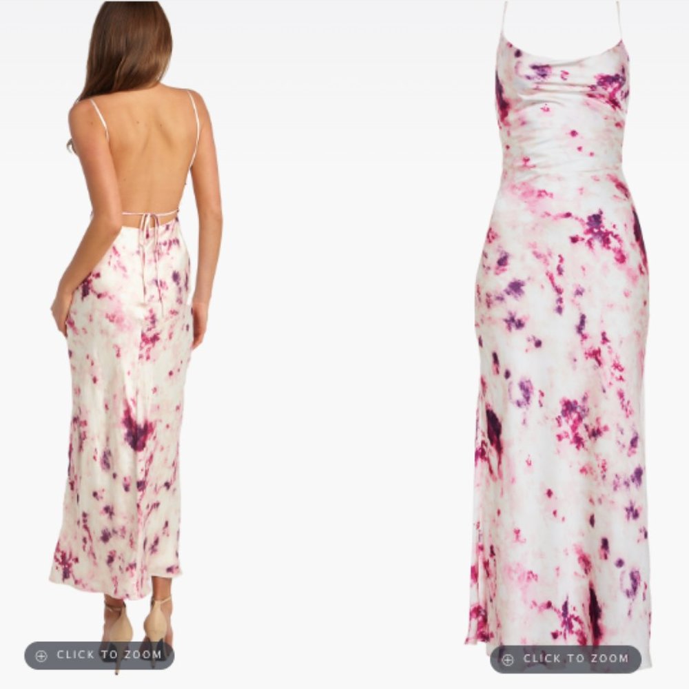 Bardot Tie Dye Slip Dress